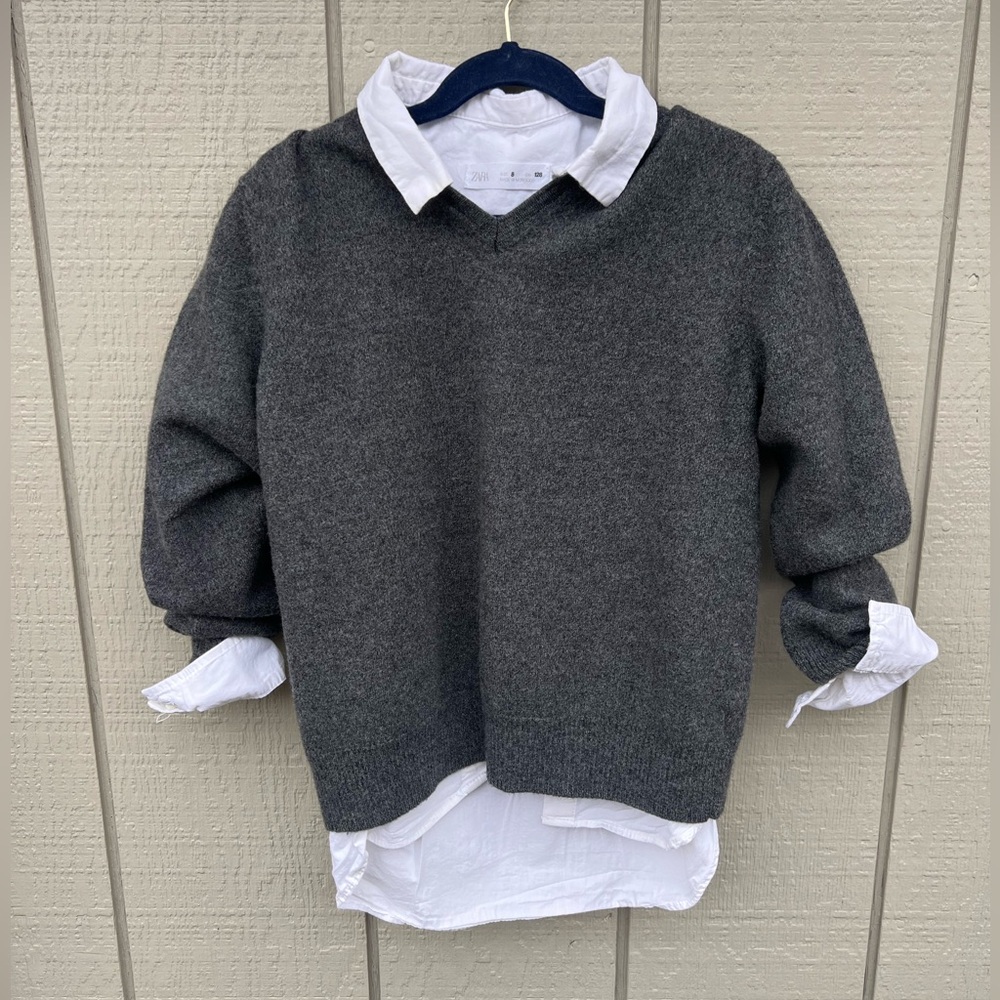 Calvin clein kids minimalist grey sweater